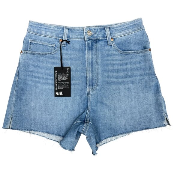 NWT Women's PAIGE Denim Dani Short Raw Hem Short | Size 29 - Picture 1 of 13